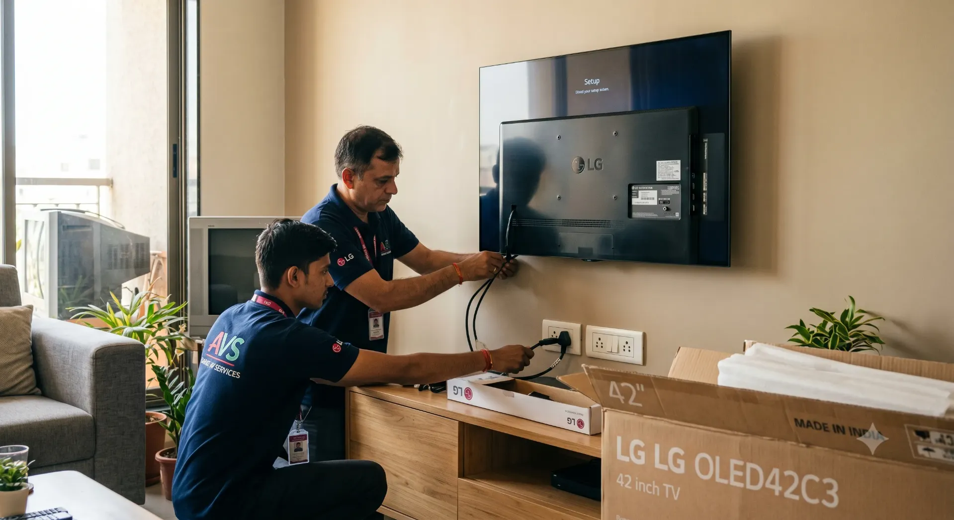 SUPPLY AND INSTALLATION OF 42 Inch LG TV
