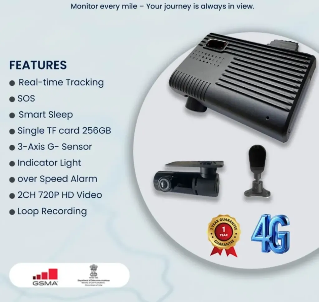 Fleet Fusion 1+2 Dashcam Solution With ADAS and DMS